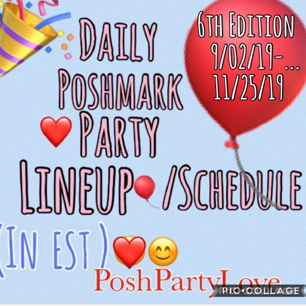 POSH PARTY HOSTS WEEKLY LINEUP -☝️Updated Daily
